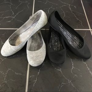 TWO pairs of Flats size 10